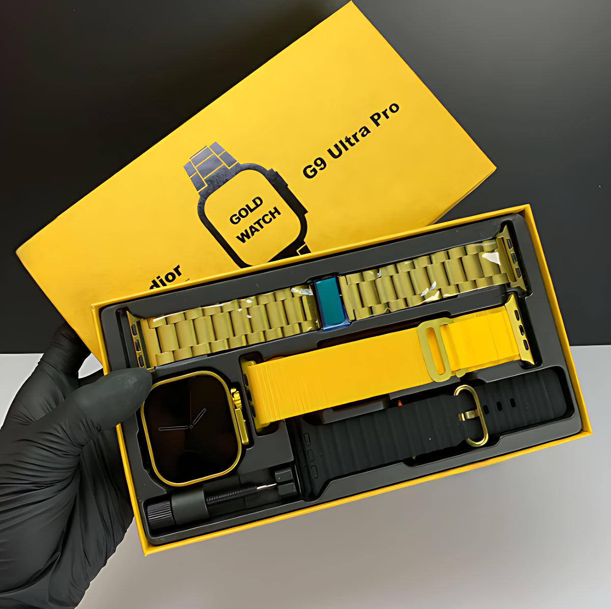 Fendior G9 Ultra Pro Smart Watch with Three Straps